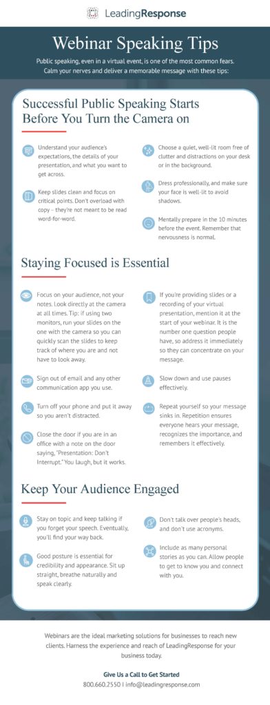 Public Speaking Tips - Webinar
