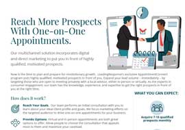 Reach More Prospects With One-on-One Appointments