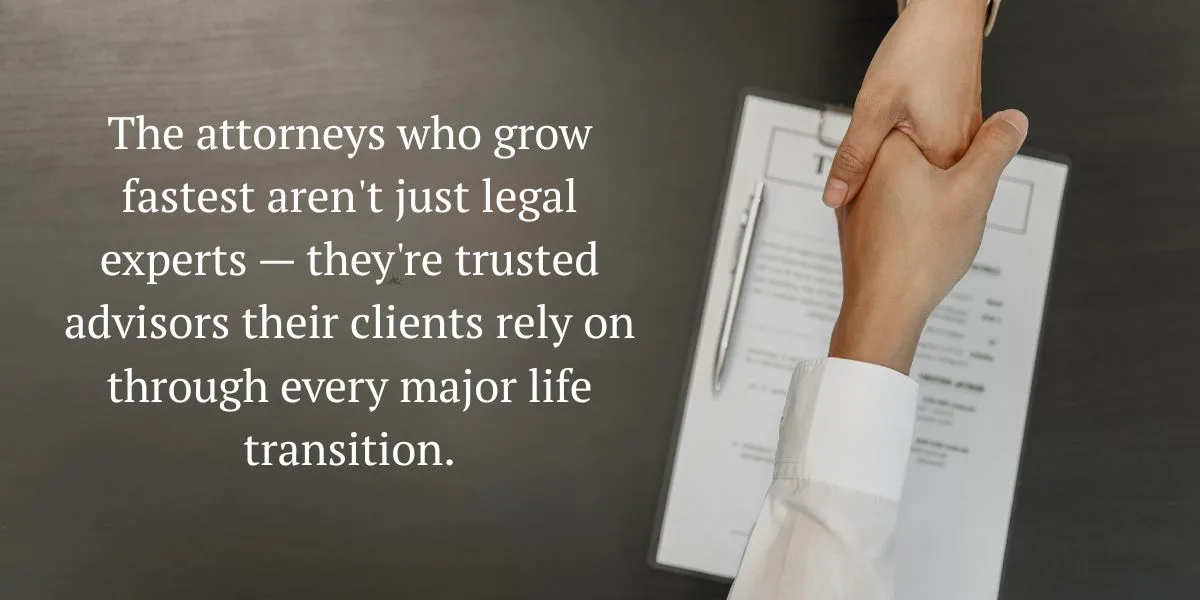 Estate planning attorney meeting with clients to discuss their estate plan