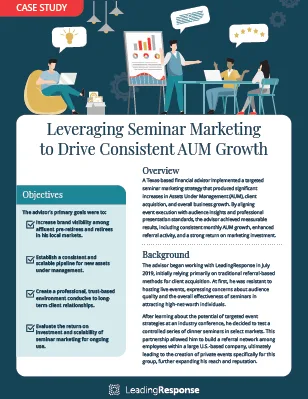 Case Study Drive Consistent AUM Growth