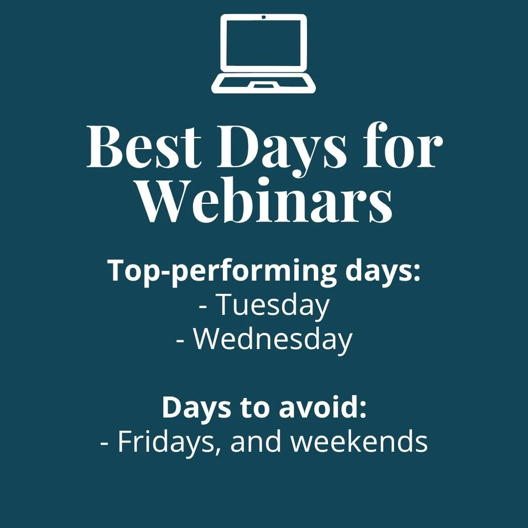 Best Days for Webinars