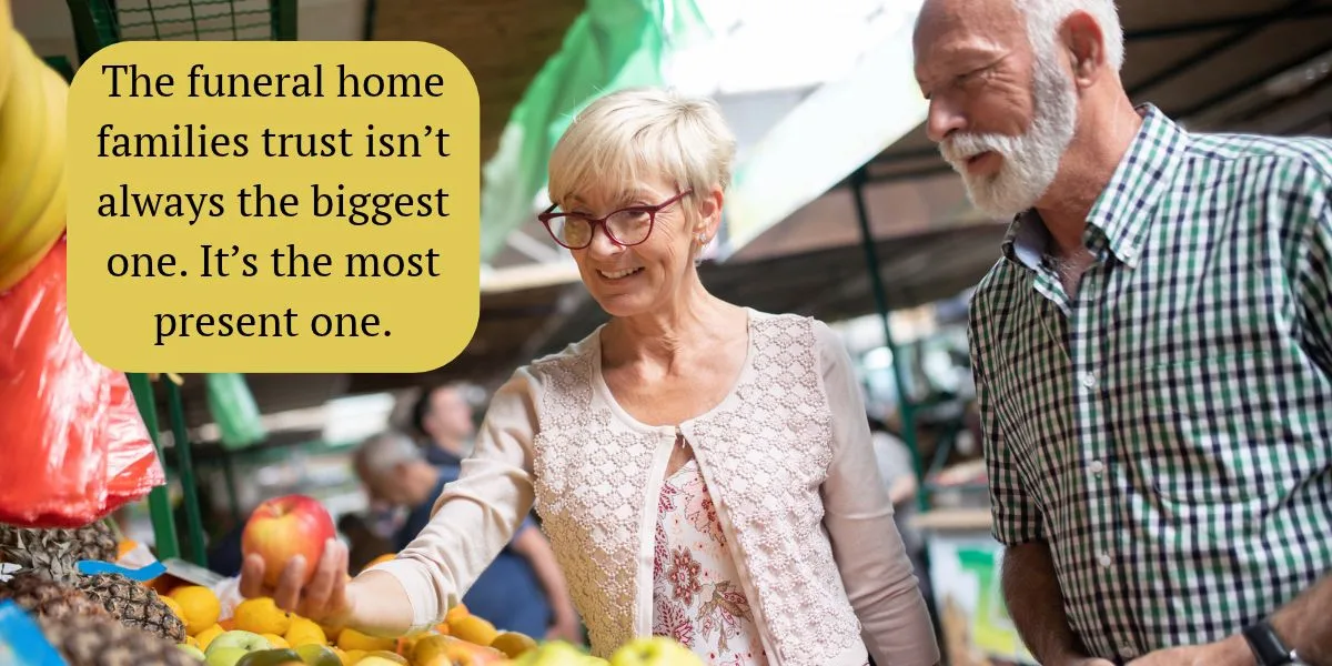 The funeral home families trust isn’t always the biggest one. It’s the most present one.